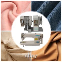 110V Foot Pedal Industrial Sewing Machine Heavy Duty Upholstery + Leather +Motor