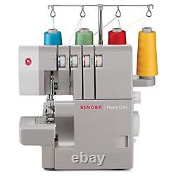 120V Heavy Duty 2 to 4 Thread Stitch Serger Sewing Machine, Gray(For Parts)