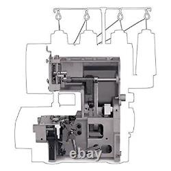 120V Heavy Duty 2 to 4 Thread Stitch Serger Sewing Machine, Gray (Open Box)