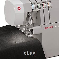 120V Heavy Duty 2 to 4 Thread Stitch Serger Sewing Machine, Gray (Open Box)