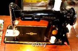 1938 SINGER Vintage Heavy Duty Singer 201-2 Sewing Machine Direct Drive