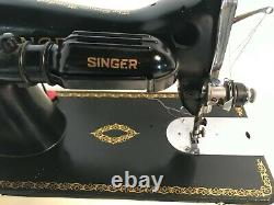 1950 Centennial Edition Heavy Duty Singer 15-91 Sewing Machine Serviced + Accs