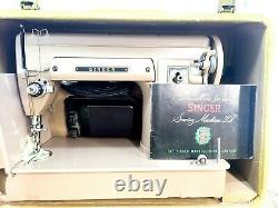 1953 Singer 301A Sewing Machine Long Bed Heavy Duty Gear Drive Works Perfect