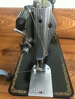 1955 Heavy Duty Singer 15-91 Sewing Machine Serviced, Tested Ready To Use