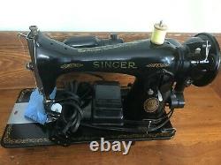 1955 Heavy Duty Singer 15-91 Sewing Machine Serviced, Tested Ready To Use