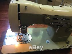 1955 Necchi Bu Supernova Sewing Machine Heavy Duty Leather Upholstery