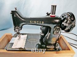 1955 SINGER 99 Sewing Machine Heavy Duty -Excellent Condition-Fully Servcd