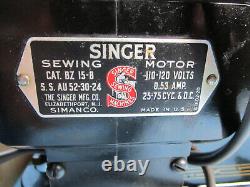 1955 SINGER 99 Sewing Machine Heavy Duty -Excellent Condition-Fully Servcd