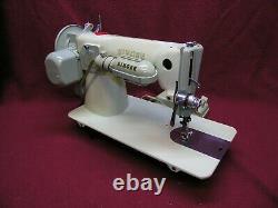 1956 Singer 15-125 Sewing Machine MINT GREEN withPedal/Attachments Heavy Duty