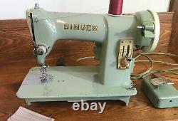 1962 Singer Sewing Machine Heavy Duty Model 185J Serviced and Cleaned