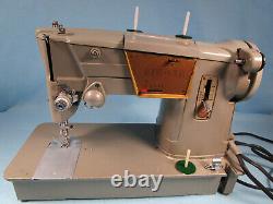 1964 SINGER 328K Sewing Machine Heavy Duty-Denim, Upholstery Serviced Manual