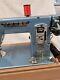 1971 Morse sewing machine in BLUE Mod R-5L 73095 Heavy Duty Speed Dial