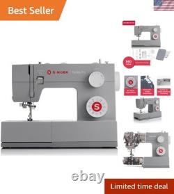4423 Grey High Speed Heavy Duty Sewing Machine with Accessory Kit 23 stitch