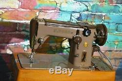 60's Vintage Singer 306K heavy duty Antique sewing machine + Pedal WORKING WELL