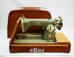 Alfa Sewing Machine Vintage Stunning Cast Metal Fully Refurbed Heavy Duty