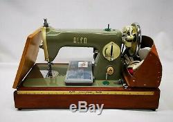 Alfa Sewing Machine Vintage Stunning Cast Metal Fully Refurbed Heavy Duty