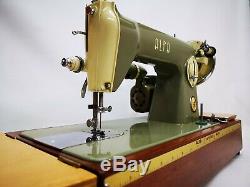 Alfa Sewing Machine Vintage Stunning Cast Metal Fully Refurbed Heavy Duty