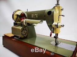 Alfa Sewing Machine Vintage Stunning Cast Metal Fully Refurbed Heavy Duty