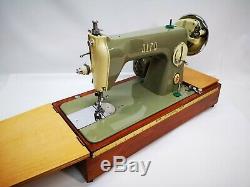 Alfa Sewing Machine Vintage Stunning Cast Metal Fully Refurbed Heavy Duty