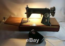 Alfa Sewing Machine Vintage Stunning Cast Metal Fully Refurbed Heavy Duty