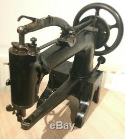 Antique UFA Cylinder arm heavy duty leather Patcher walking foot sewing machine