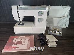 BERNETTE 720 12 Stitch Sewing Machine Heavy Duty 200 B with Manual and Cover