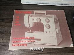 BERNETTE 720 12 Stitch Sewing Machine Heavy Duty 200 B with Manual and Cover