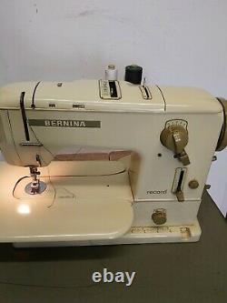 BERNINA 730 Heavy Duty Electric Sewing Machine + Foot Pedal + Case