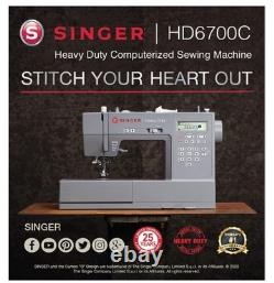 BRAND NEW! SINGER HD6700C Heavy Duty Sewing Machine FREE & FAST SHIPPING BRAND NEW! SINGER HD6700C Heavy Duty Sewing Machine FREE & FAST SHIPPING