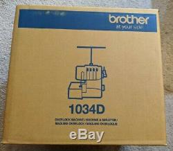 BROTHER 1034D 3 or 4 Thread Serger Heavy Duty Sewing Machine NEW