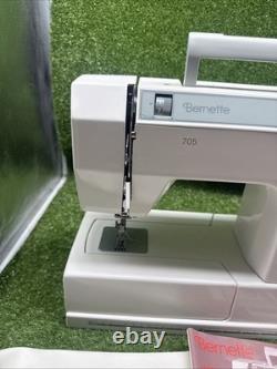 Bernette 705 Sewing Machine with Foot Pedal Vintage Heavy Duty