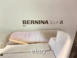Bernina 801 Sport Sewing Machine with Foot peddle vtg working Heavy Duty White