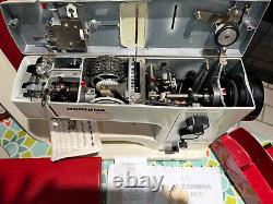 Bernina Record 830 Electronic Sewing Machine & Accessories SERVICED Heavy Duty