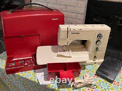 Bernina Record 830 Electronic Sewing Machine & Accessories SERVICED Heavy Duty