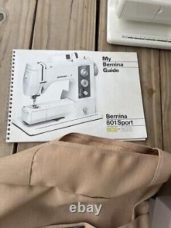 Bernina Sport 802 Sewing Machine Heavy Duty with Foot Control READ ONE ISSUE