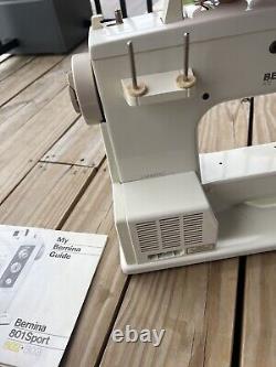 Bernina Sport 802 Sewing Machine Heavy Duty with Foot Control READ ONE ISSUE