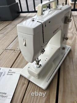 Bernina Sport 802 Sewing Machine Heavy Duty with Foot Control READ ONE ISSUE