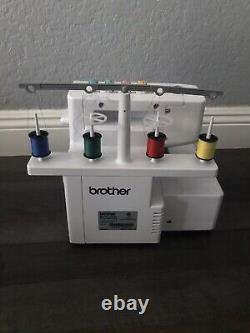 Brother 1034D Heavy-Duty Metal Frame Overlock Machine, White- Used