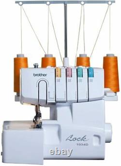 Brother Serger 1034D Heavy-Duty Metal Frame Overlock Machine, Preowned