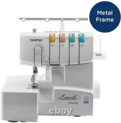 Brother Serger Electric Sewing Machine 1034D Heavy-Duty Metal Frame