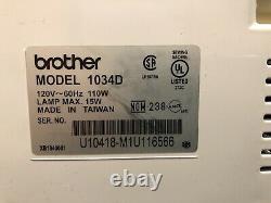 Brother Serger Electric Sewing Machine 1034D Heavy-Duty Metal Frame