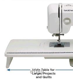 Brother XR3774 Wide Table Sewing Quilting Machine Built In Stitches