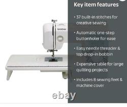 Brother XR3774 Wide Table Sewing Quilting Machine Built In Stitches