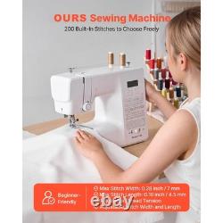 Computerized Sewing Machine Digital Sewing Machine 200 Stitch Applications