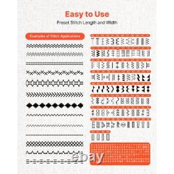 Computerized Sewing Machine Digital Sewing Machine 200 Stitch Applications