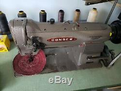 Consew 225rb-1 Heavy Duty Industrial Sewing Machine With Table