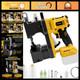 Cordless Heavy-Duty Bag Closing Machine, Portable Auto Sewing for Woven & Kraft