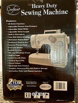 Crofton Heavy Duty 35 Stitch Sewing Machine Model 3032 Unused In Original Box