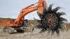Dangerous Biggest Heavy Equipment Excavator Destroys Everything Powerful Demolition Crusher Machine