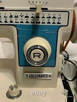 Dressmaker S-2402 Heavy Duty Sewing Machine, Embroidery Vintage Stretch Stitch